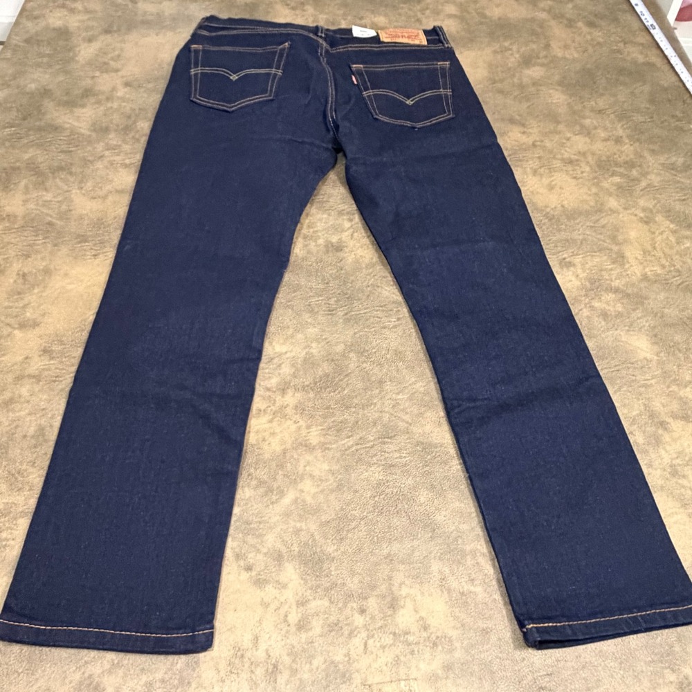 Levi's 511 Slim Jeans Mens 34x30 Dark Blue Flex Stretch Performance 04511-1042